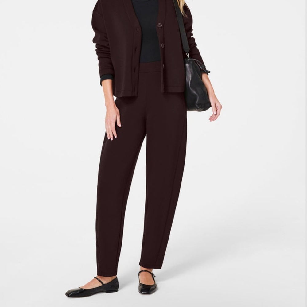 SPANX Barrel leg pants truffle brown in XS